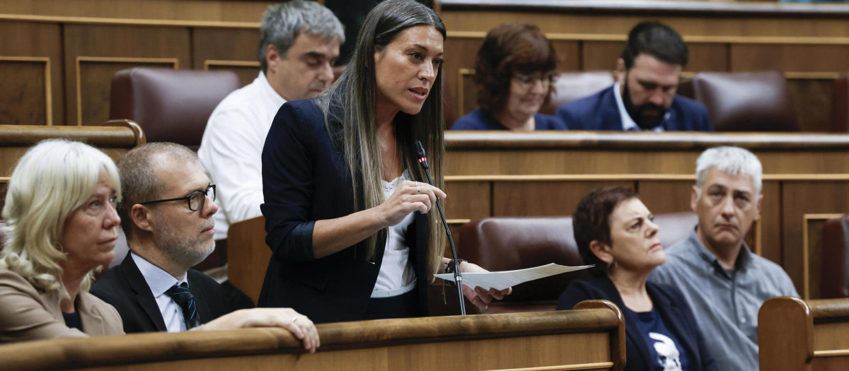 La portavoz de Junts en el Congreso, Míriam Nogueras