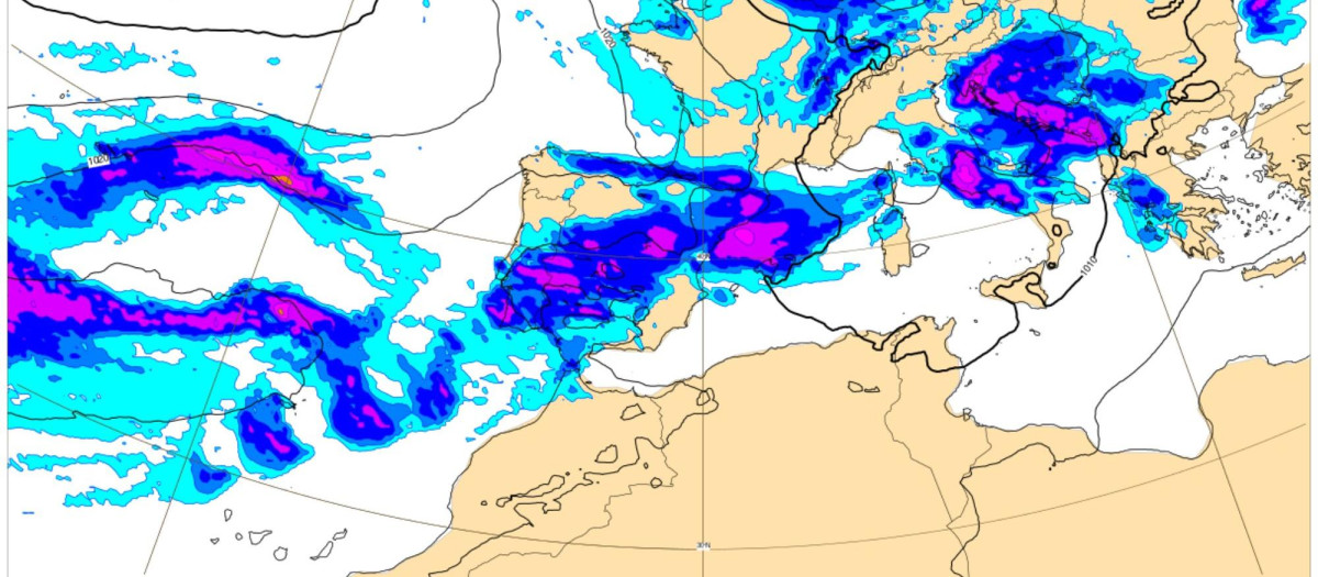 Precipitaciones para estos días