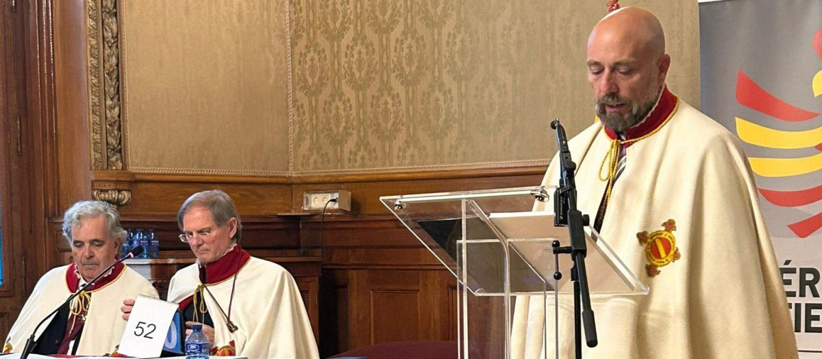 Imagen de la lectura del Cantar de Mio Cid en Valencia.