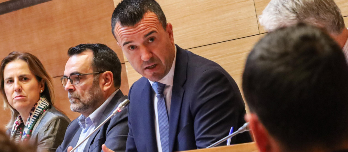 Imagen tomada este jueves durante el Pleno de la Diputación de Valencia