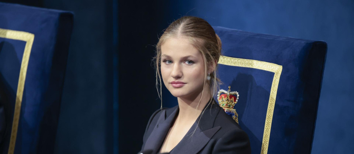 La Princesa de Asturias, en la entrega de los premios del año pasado