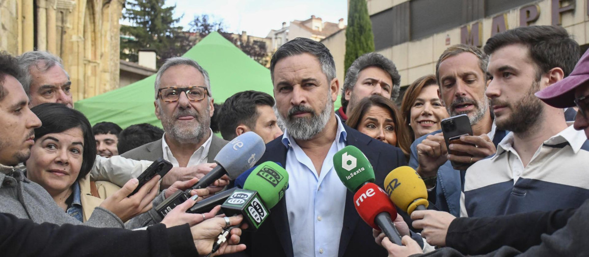 Santiago Abacal, en un acto de partido realizado en Segovia hace unos días