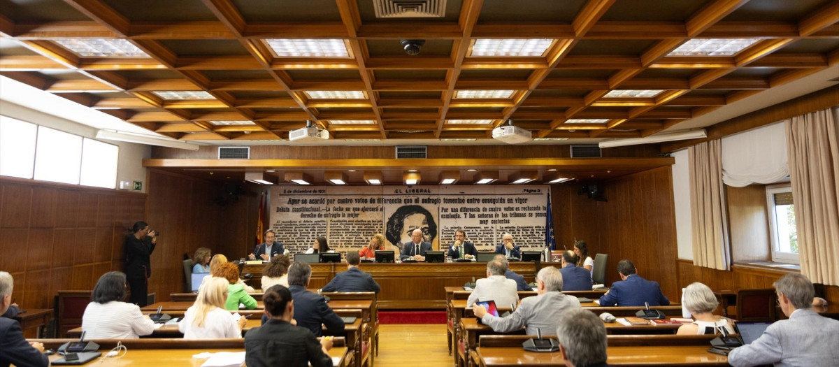 Imagen de la sala donde tendrá que responder Sánchez este jueves 30 de octubre