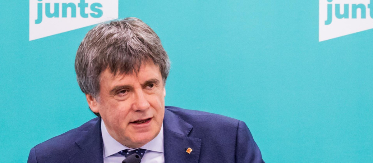 El prófugo de la Justicia Carles Puigdemont este lunes en Francia