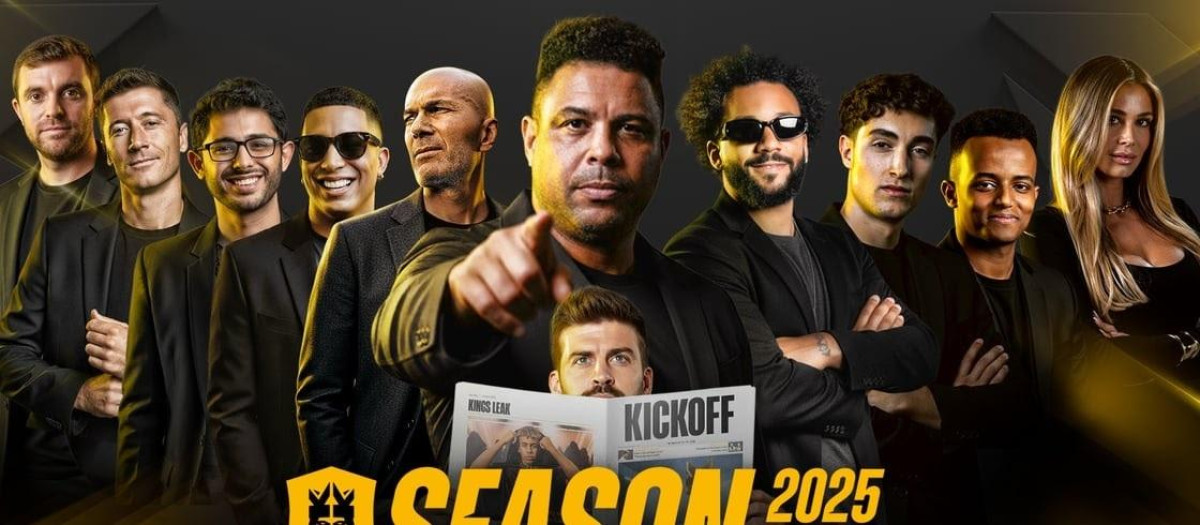(Foto de ARCHIVO)
Vuelve la Kings League Spain con los nuevos equipos de Marcelo y Plex, una Copa Europea y un Mundial

REMITIDA / HANDOUT por KINGS LEAGUE SPAIN
Fotografía remitida a medios de comunicación exclusivamente para ilustrar la noticia a la que hace referencia la imagen, y citando la procedencia de la imagen en la firma
12/10/2025