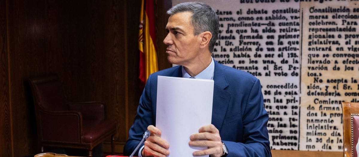 El presidente del Gobierno, Pedro Sánchez