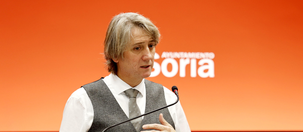 El secretario general del PSCyL y alcalde de Soria, Carlos Martínez, en una foto de archivo