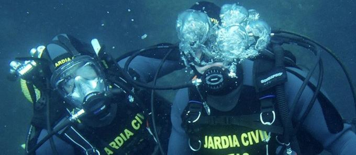 Imagen de archivo del Grupo de Especialistas en Actividades Subacuáticas (Geas) de la Guardia Civil