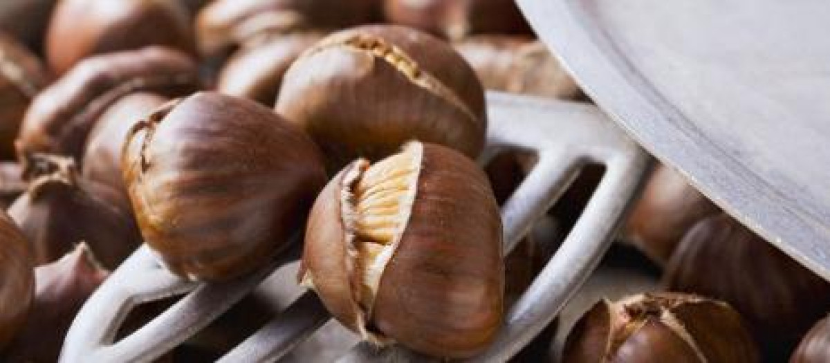 Las castañas son fuente de fibra y ricas en hidratos de carbono complejos