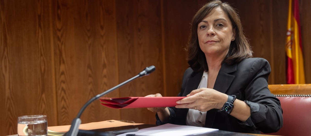 (Foto de ARCHIVO)
La Gerente del Partido Socialista Obrero Español (PSOE), Ana María Fuentes Pacheco, comparece ante la comisión sobre el caso Koldo, en el Senado, a 23 de octubre de 2025, en Madrid (España). Comparece en la Comisión de Investigación sobre los contratos, licencias, concesiones, ayudas y otras operaciones del Gobierno y del sector público, relacionadas con la intermediación de Koldo García Izaguirre y con las demás personas vinculadas a la trama investigada en la Operación Delorme.

Eduardo Parra / Europa Press
23/10/2025