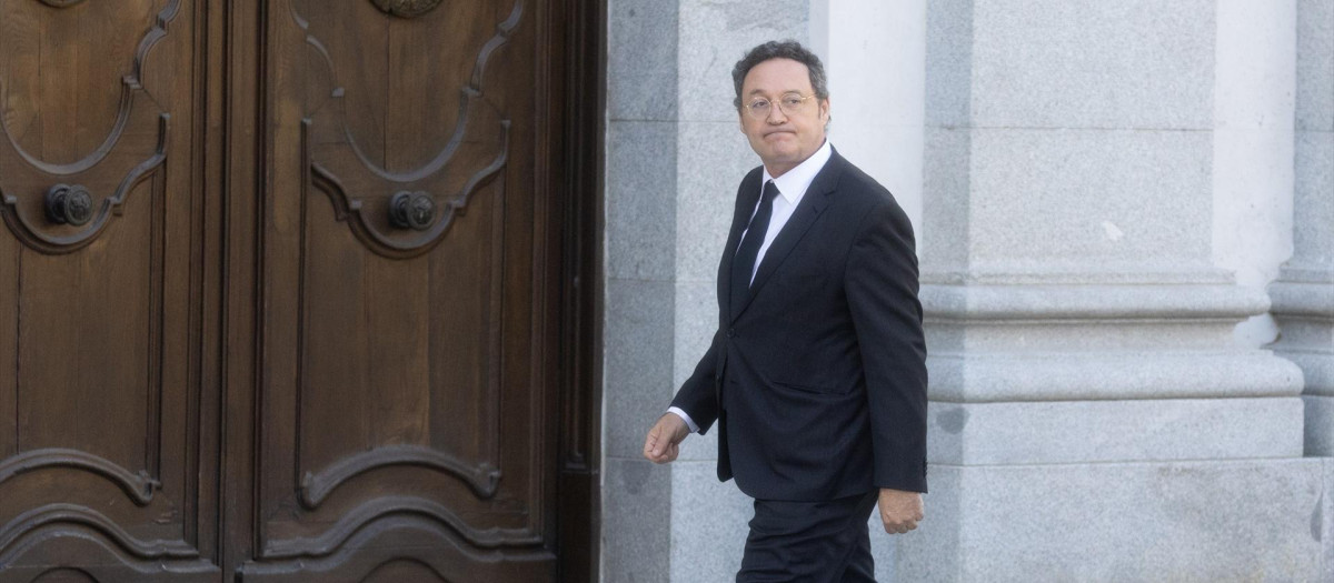 El fiscal General del Estado, Álvaro García Ortiz, a su llegada al Supremo