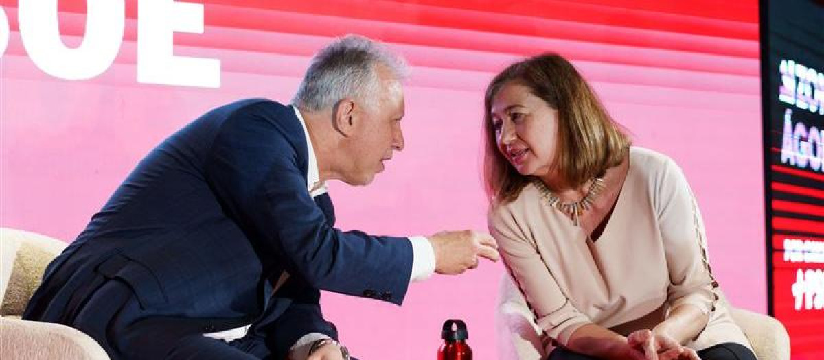 Francina Armengol y Ángel Víctor Torres