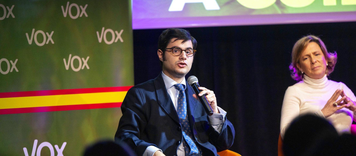 El portavoz de Vox en el distrito de Sarrià-Sant Gervasi, Carlos Oliva