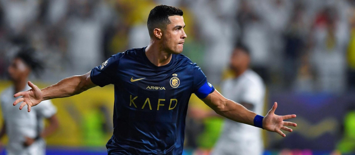 Cristiano Ronaldo, durante un partido con el Al-Nassr