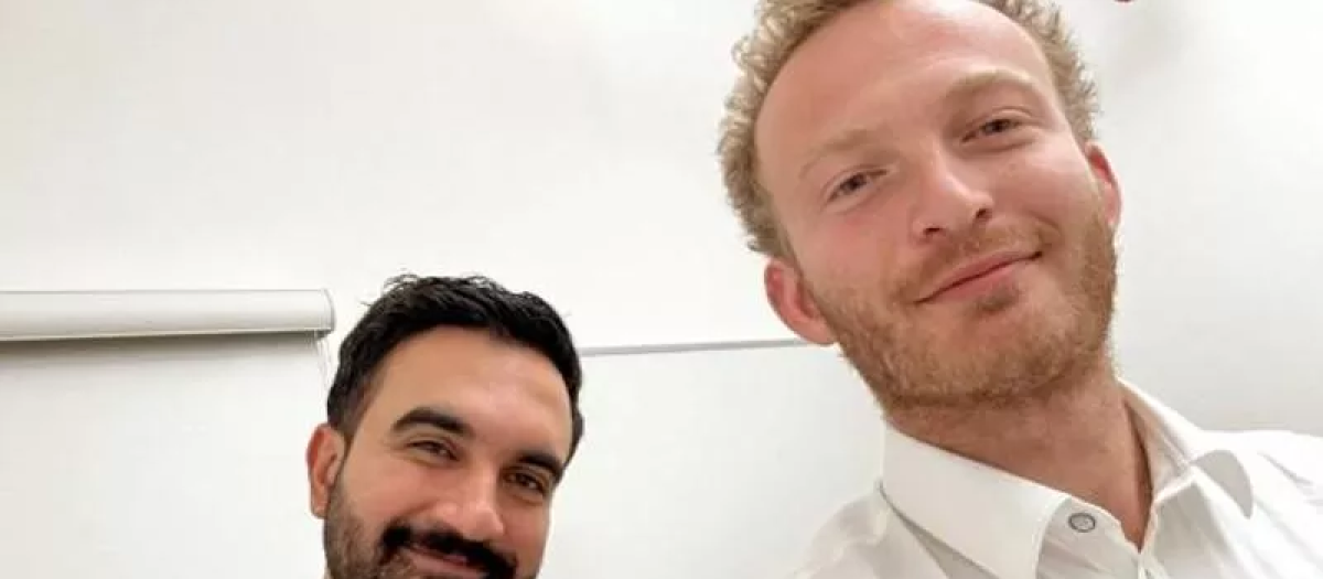 Zohran Mamdani, alcalde electo de Nueva York, junto a Morris Katz