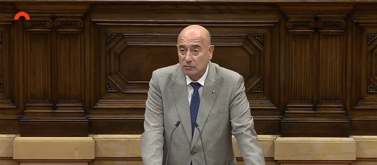 El diputado del PSC en el Parlament de Cataluña Mario García, este jueves