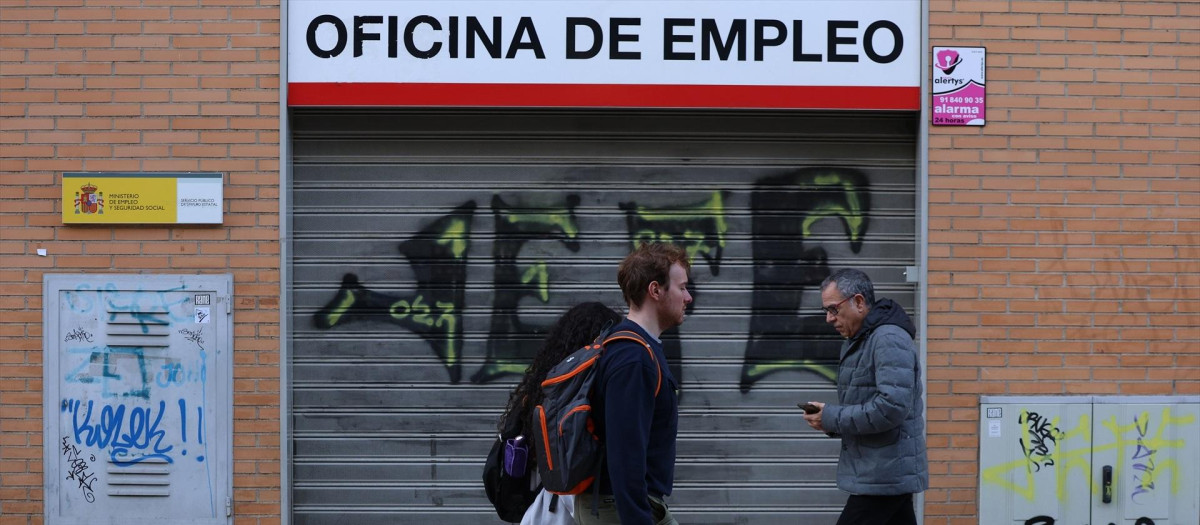 Oficina del SEPE en Madrid.