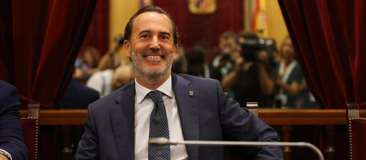 El presidente del Parlamento balear y presidente de Vox en Baleares, Gabriel Le Senne