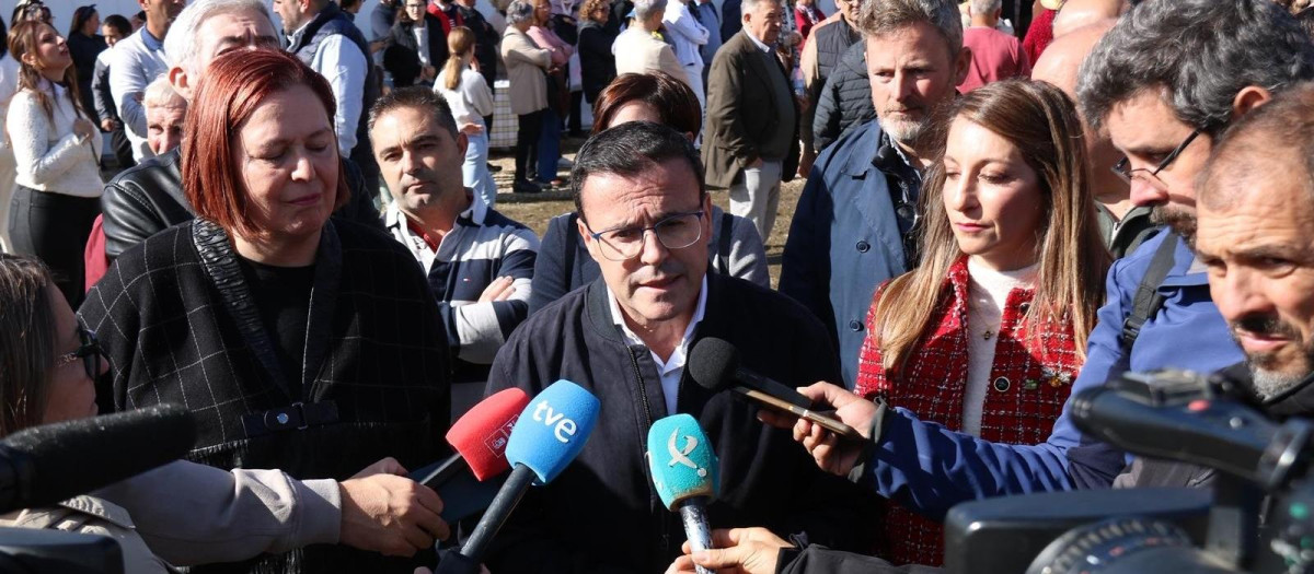 El secretario general del PSOE de Extremadura, Miguel Ángel Gallardo