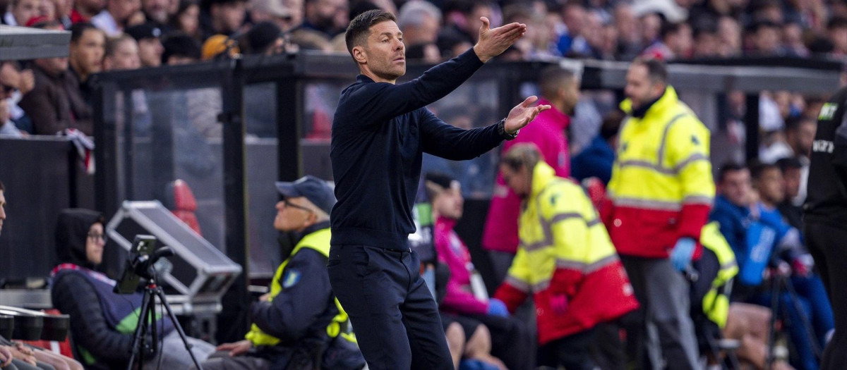 Xabi Alonso, durante el Rayo Vallecano - Real Madrid del pasado 9 de noviembre