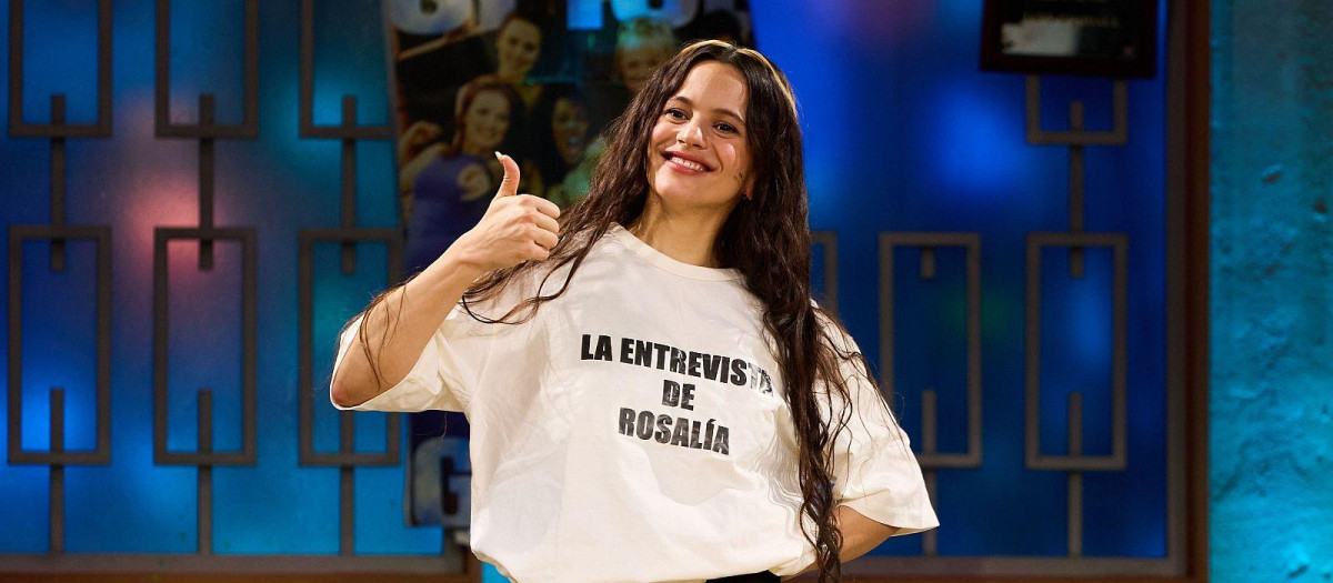 Rosalía, en su visita a La Revuelta