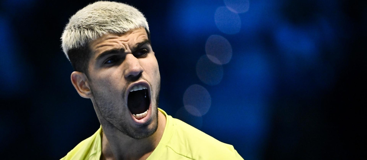 Alcaraz celebra la victoria contra Taylor Fritz en Turín
Stefano Guidi/ZUMA Press Wire/dp / DPA
11/11/2025 ONLY FOR USE IN SPAIN