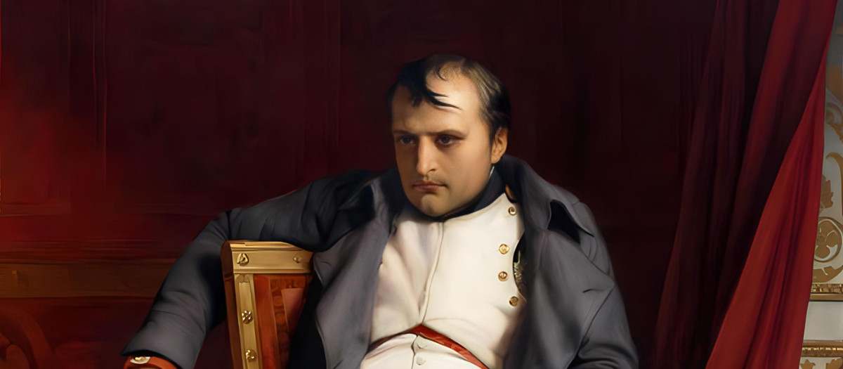 Abdicación de Napoleón en Fontainebleau, por Paul Delaroche (1845)