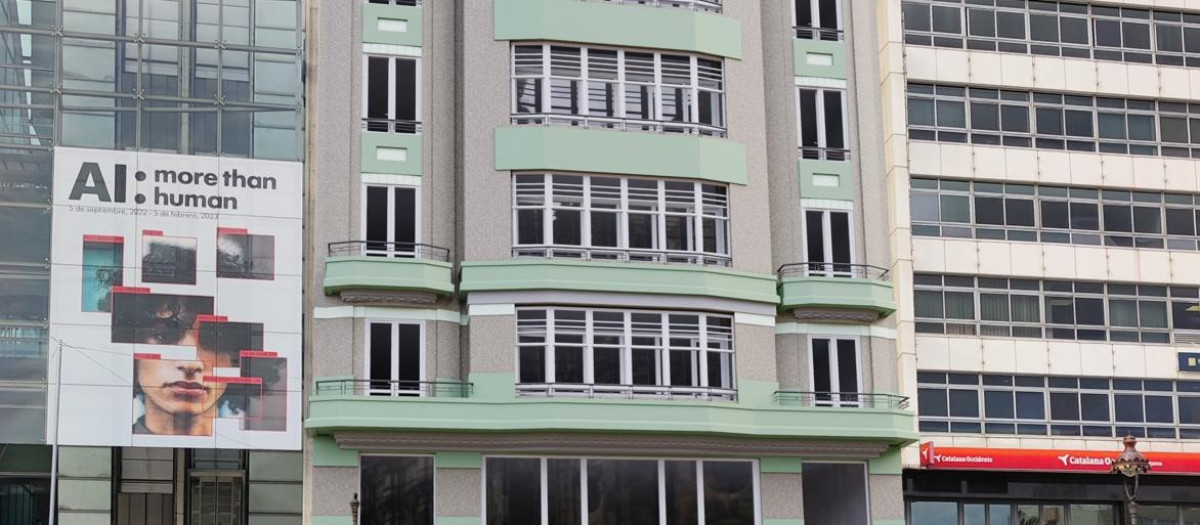 Vista de uno de los edificios de La Coruña