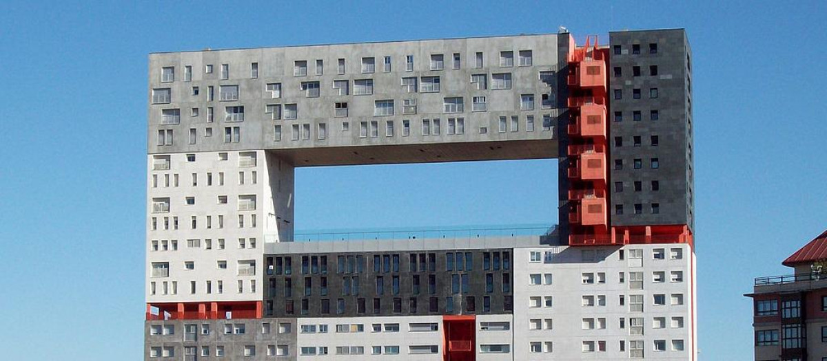 El Edificio Mirador de Sanchinarro es uno de los iconos de la construcción de viviendas en la España actual
