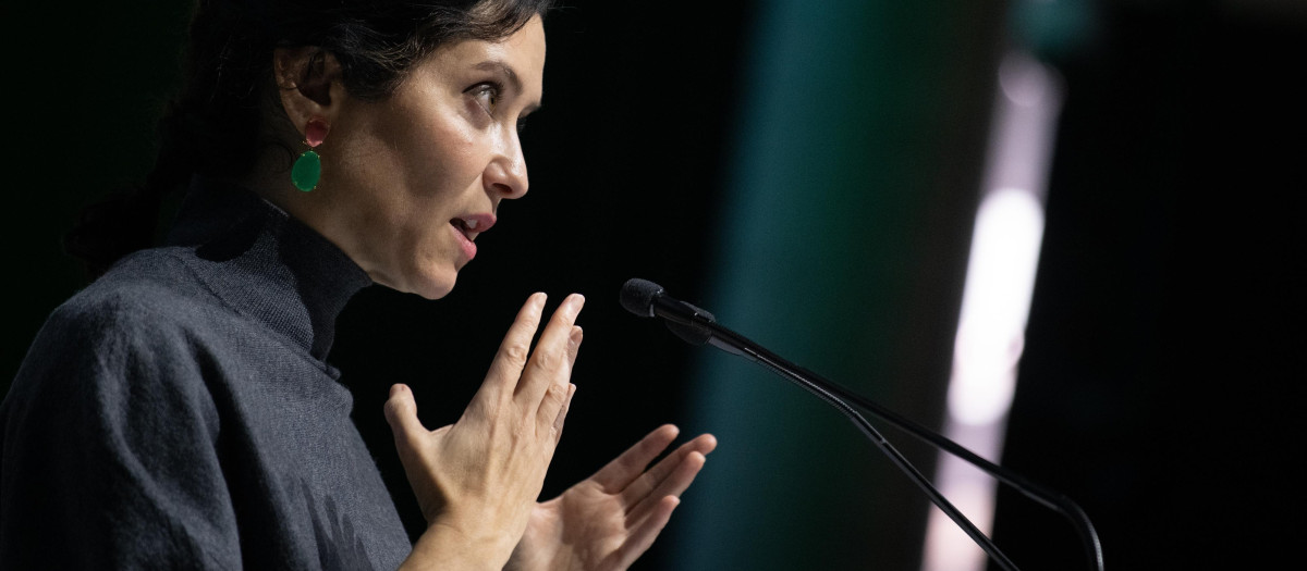 La presidenta de la Comunidad de Madrid, Isabel Díaz Ayuso