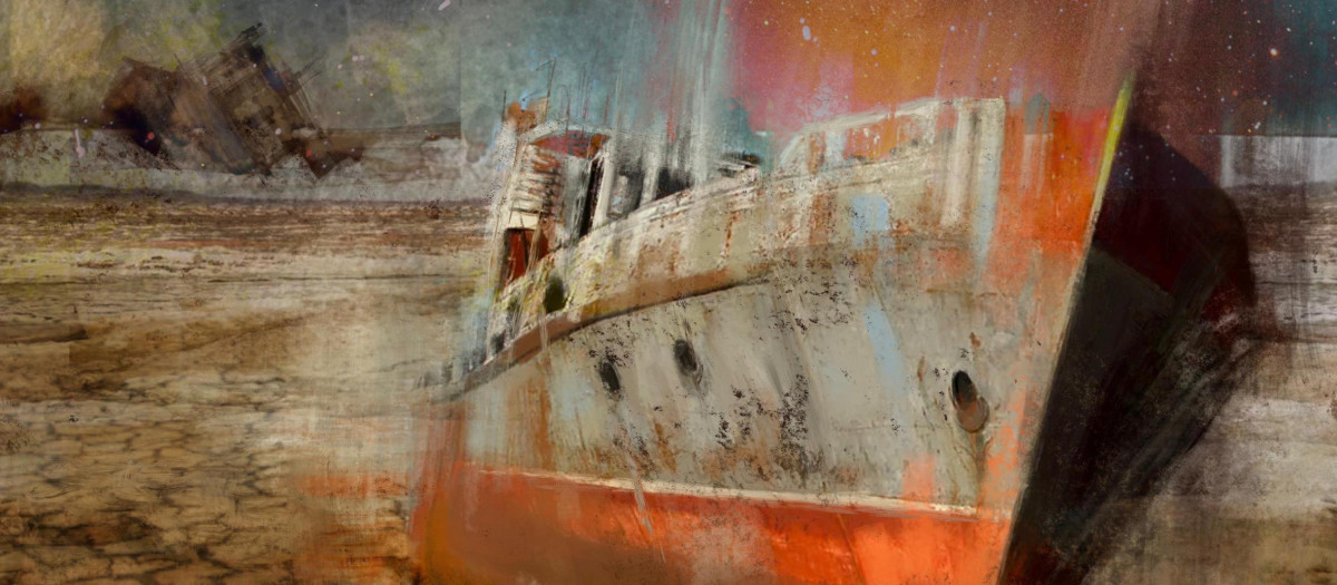 Imagen de la portada del libro de Esther Abellán 'Puerto Sin Mar'