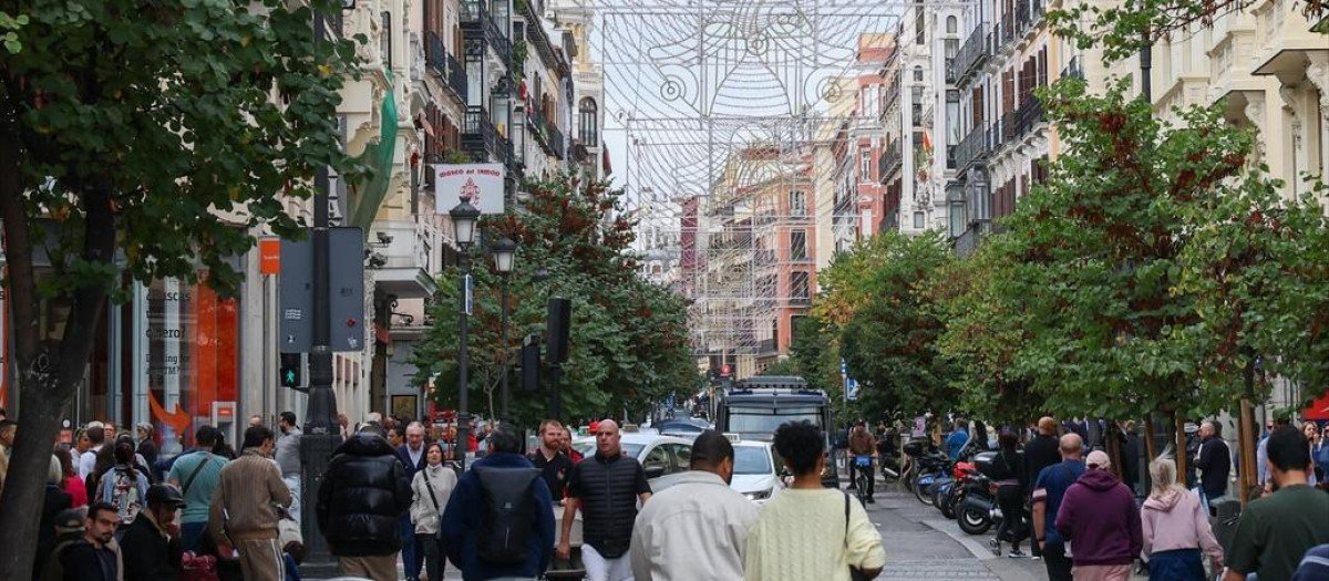 Luces de Navidad en Madrid