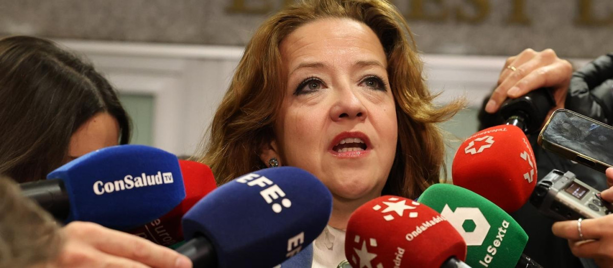 La consejera de Salud de la Comunidad de Madrid, Fátima Matute