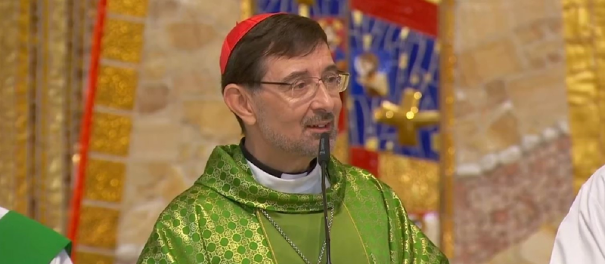 EL cardenal Cobo, en la misa de este domingo en el Congreso Católicos y Vida Pública