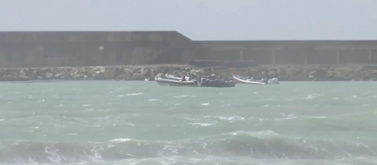 Narcolanchas en el puerto de Barbate