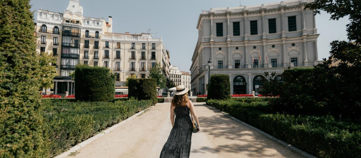 Paseo por los Jardines de Madrid.