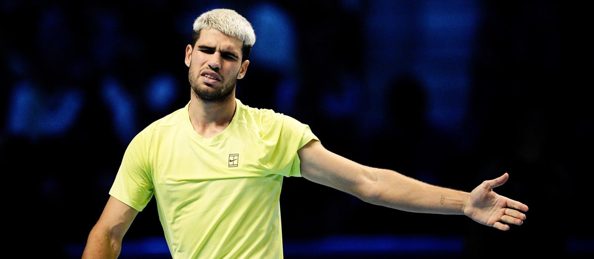 Carlos Alcaraz, en las ATP Finals