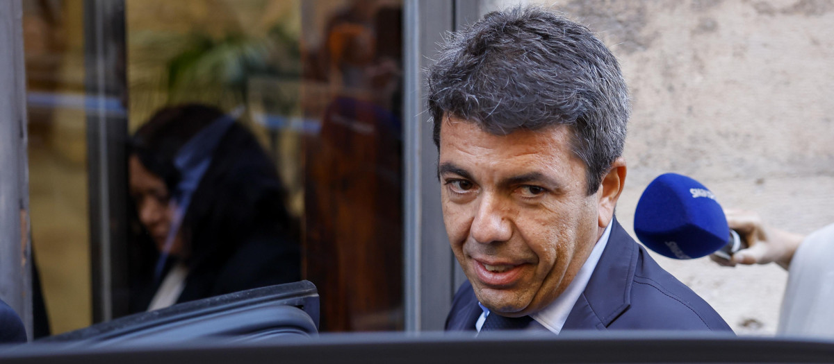 Imagen de archivo del presidente de la Generalitat Valenciana Carlos Mazón.