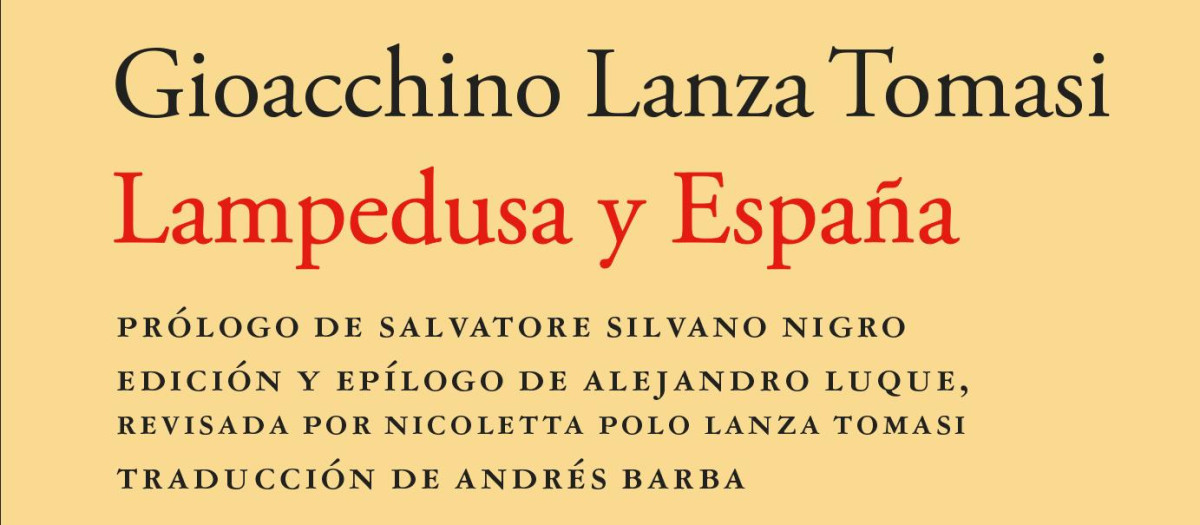 'Lampedusa y España' de Giuseppe Tomasi di Lampedusa