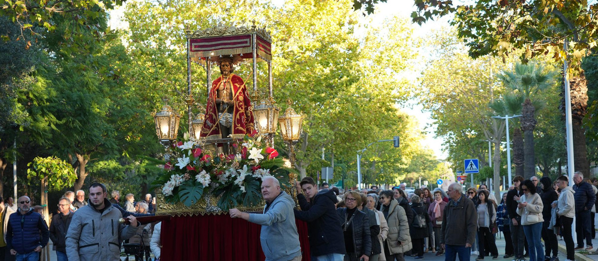 La imagen del patrón de Picanya, el Ecce Homo o la Preciosísima Sangre, completamente restaurada tras la dana
