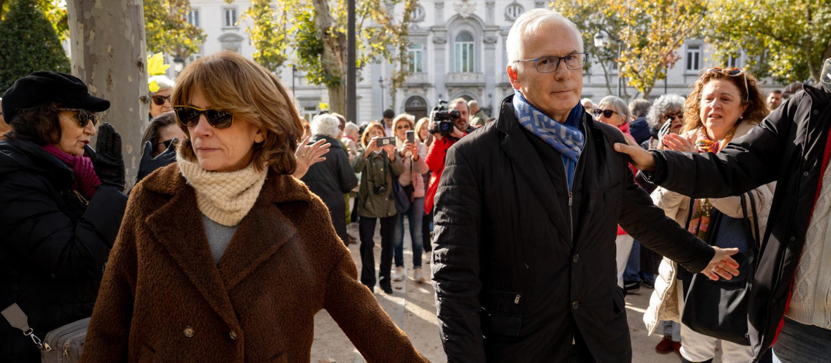 El exmagistrado de la Audiencia Nacional, Baltasar Garzón, y su pareja, la exministra de Justicia, Dolores Delgado