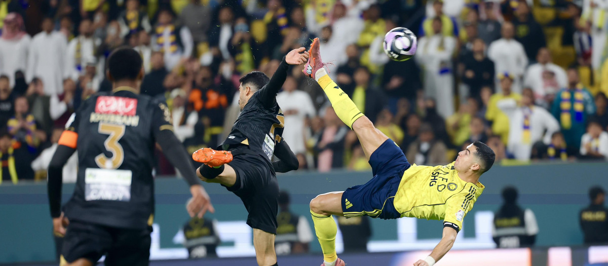 El remate de chilena de Cristiano Ronaldo