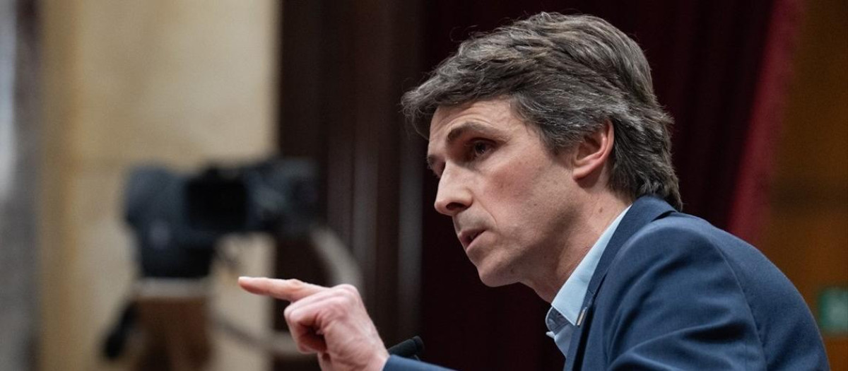 El portavoz de Junts en el Parlament, Salvador Vergés, en una imagen de archivo