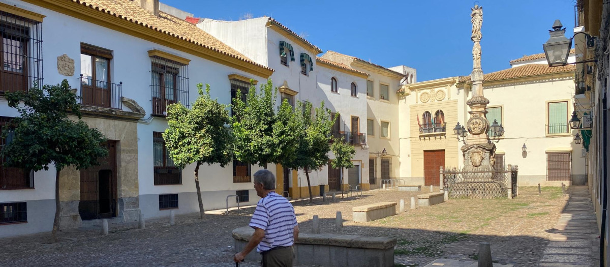 Triunfo a San Rafael en la plaza de Aguayos (Córdoba)