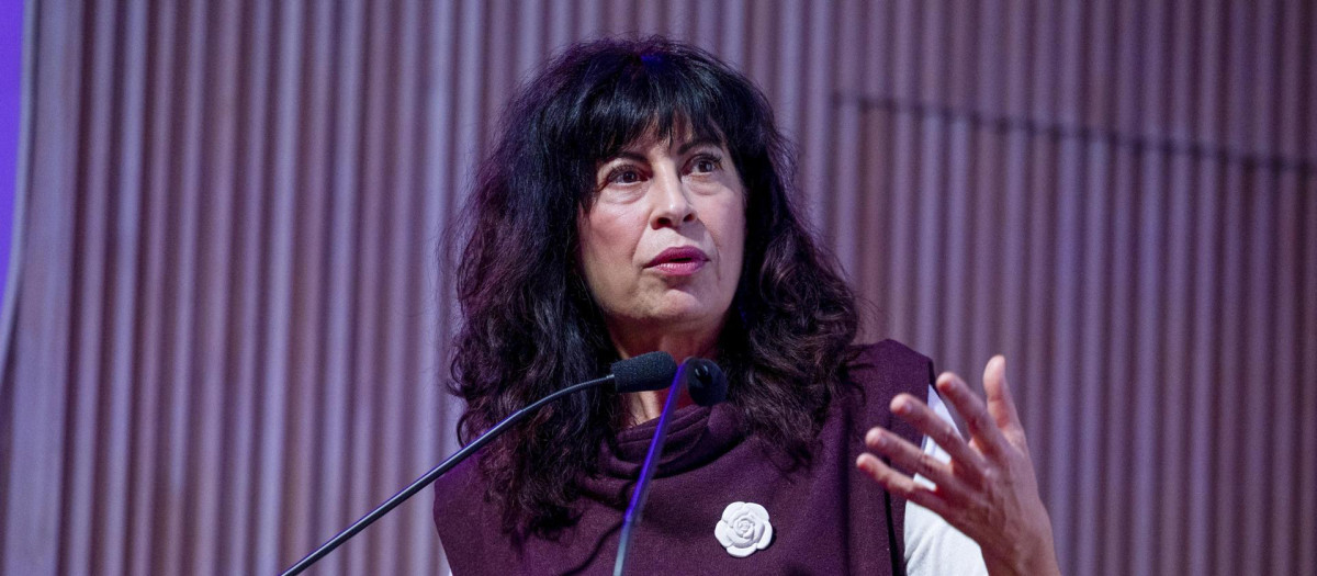 La ministra de Igualdad, Ana Redondo, durante la VIII Edición de Reconocimientos Meninas 2025 con motivo del Día Internacional de la Eliminación de la violencia contra las Mujeres