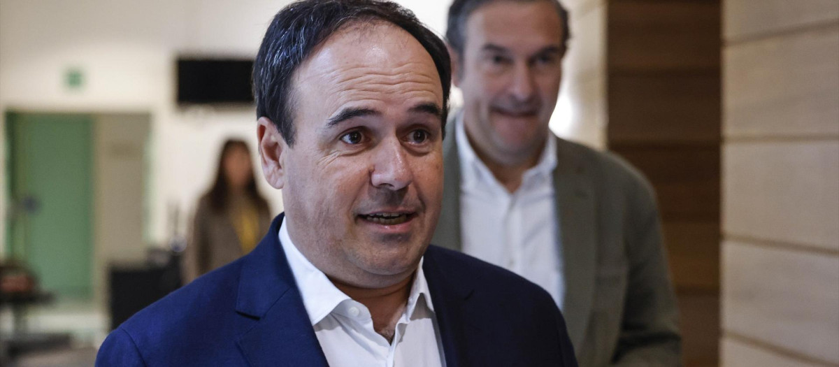 Imagen de archivo de Juanfran Pérez Llorca en las Cortes Valencianas