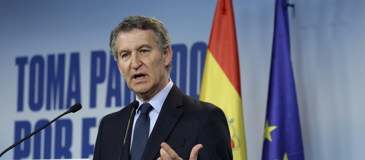 Feijóo convoca una protesta contra el Gobierno el domingo a las 12:00 en Madrid: «Sánchez es una manzana podrida»