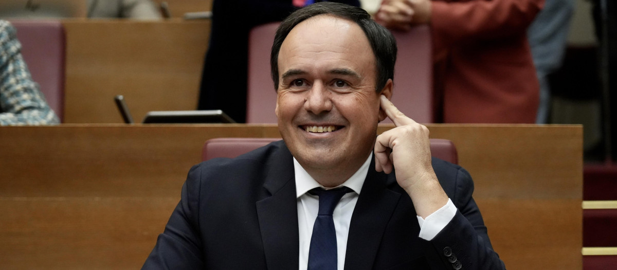 Imagen del nuevo presidente de la Generalitat, Juanfran Pérez Llorca