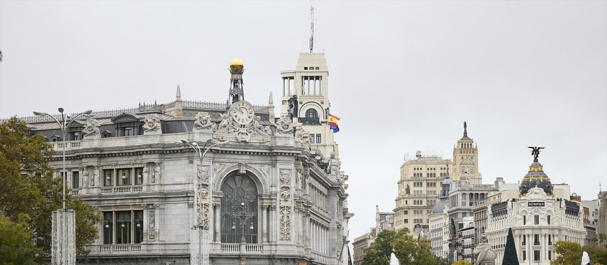 Fachada del Banco de España.