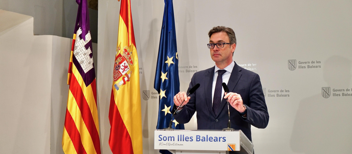 El portavoz y vicepresidente del Gobierno de Baleares, Antoni Costa
